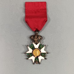 FRANCE MEDAILLE DE CHEVALIER DE L'ORDRE DE LA LEGION D'HONNEUR NAPOLEON III SECOND EMPIRE 1852 1870